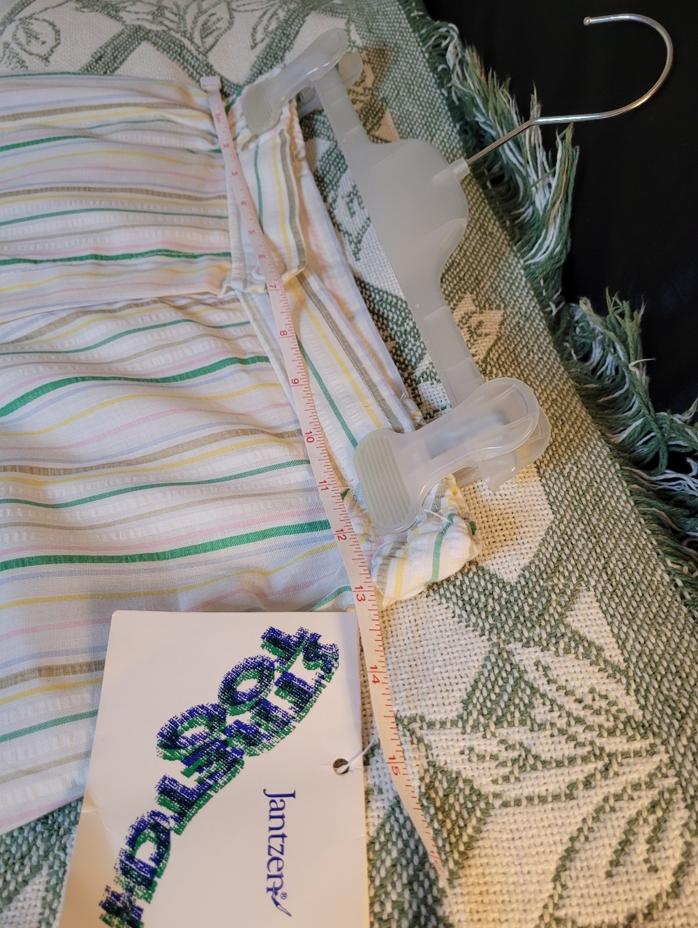 DeadStock Jantzen Striped Wide-Leg Pants in Pastel Multicolor - Picture 5 of 11
